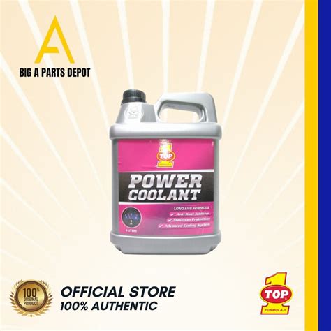 Top Long Life Radiator Power Coolant Pink Gallon Liters