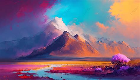 colorful landscape background color abstract landscape scenery
