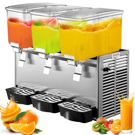 Vevor Commercial Cold Beverage Dispenser Stainless Steel Fruit Juice