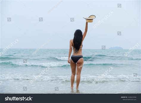 Back View Portrait Sexy Bikini Woman Stock Photo Edit Now