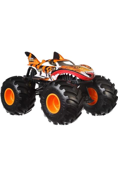 Mattel Hot Wheels Monter Trucks Tiger Shark 1 24 Fyj83 Gwl14 Lisanslı Ürün Fiyatı Yorumları