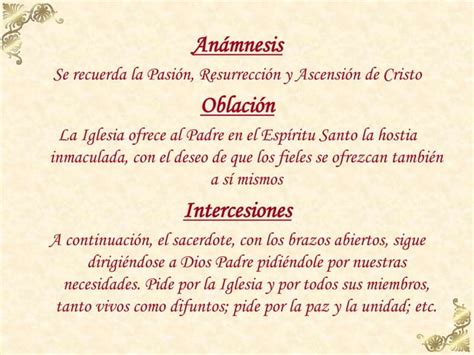 Liturgia de la Eucaristía paso a paso ppt Descarga Gratuita