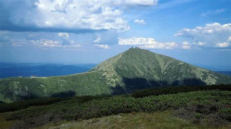 Schneekoppe Im Riesengebirge H Her Als Gedacht Reise