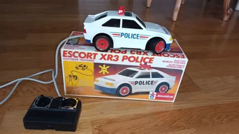 JOUSTRA RARE FORD Escort Xr3 Police Électrique Teleguidée En Boite D