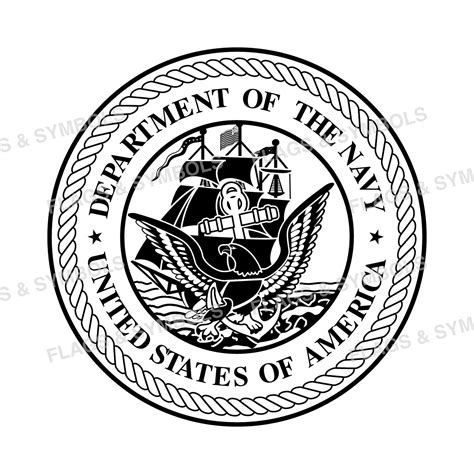 Department of the Navy Seal Logo. US Navy Seal Logo. Seal of the Navy. United States Navy Cut ...