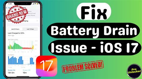 Fix IPhone Battery Drain Issue In IOS 17 IOS 17 Draining Battery