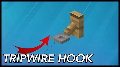 What Is The Use Of A Tripwire Hook In Minecraft YouTube