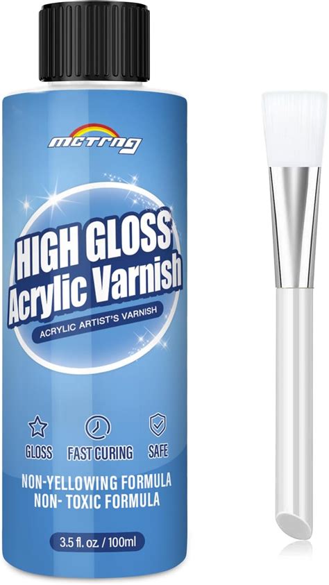 Mctrhg Gloss Varnish For Acrylic Painting Artist S Acrylic Varnish