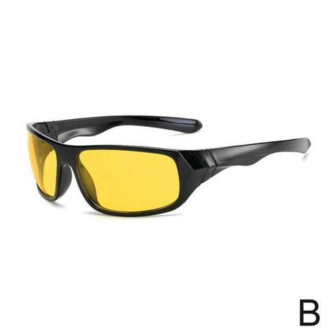 Searching Roads Anti-Glare Night Vision Goggles, Unisex, Yellow ...