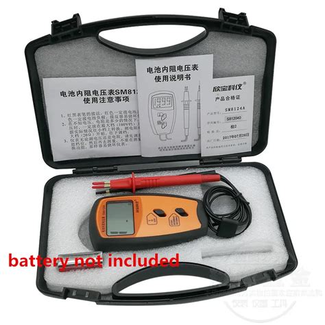 Battery Resistance Voltmeter Internal Impedance Meter LCD Rechargeable