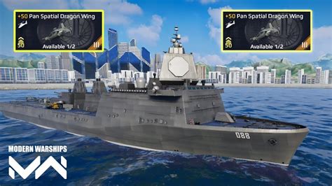 Js Katori With Pan Spatial Dragon Wing Alpha Test Modern Warships