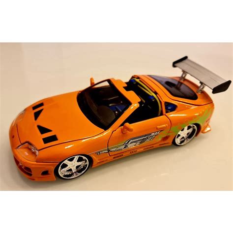 Miniatura Toyota Supra Velozes E Furiosos Brian Escala Submarino