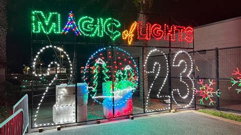 Daytona International Speedway Christmas Lights Display Magic Of