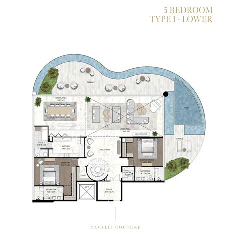 Cavalli Couture By Damac At Dubai Water Canal Dubai Floor Plan