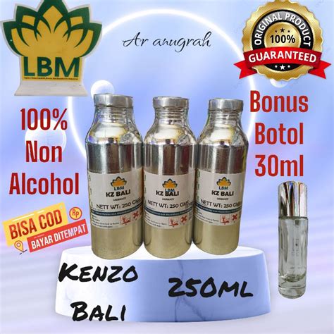 Jual Bibit Parfum Kz Bali 250ml Segel Non Alcohol Free Botol 30ml Shopee Indonesia