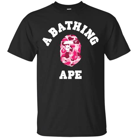 Bape Abc Pink Camo T Shirt Minaze