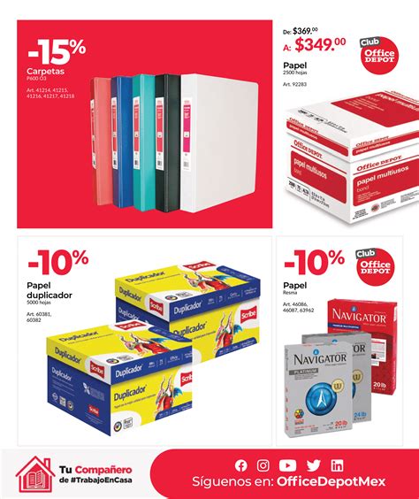 Folleto Office Depot marzo 2021