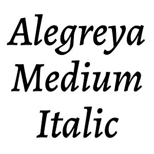 Alegreya Medium Font Free Fonts On Creazilla Creazilla