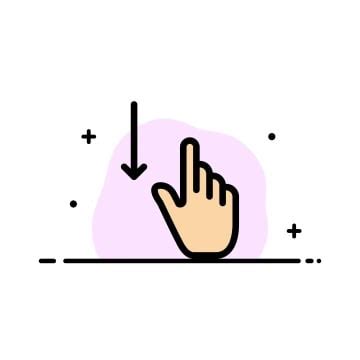 Gesture Finger Line Type Icon Icon Gesture Finger Png And Vector