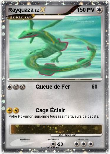 Pok Mon Rayquaza Queue De Fer Ma Carte Pok Mon