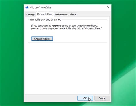 How To Configure Onedrive To Sync Only Certain Folders In Windows