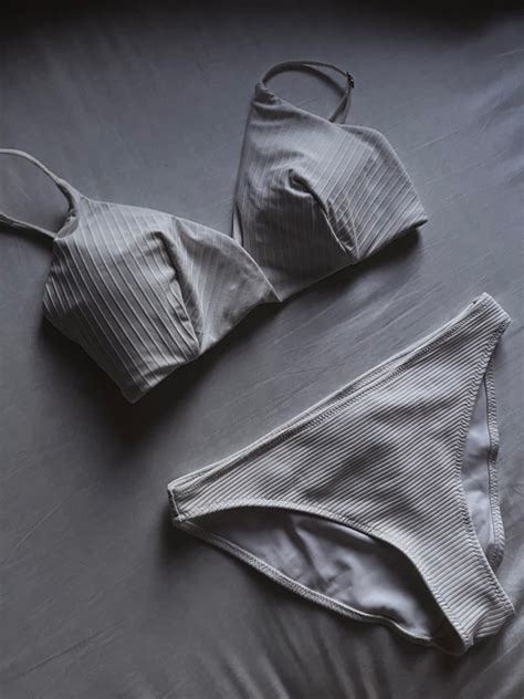 Cute White Bikini Set Carousell