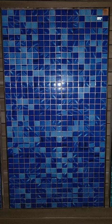 Glossy Swimming Pool Porcelain Tile Size 1x1 Feet 300x300 Mm At Rs 85 Sq Ft In Dombivli