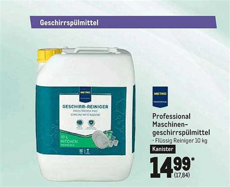 Metro Professional Professional Maschinengeschirrspülmittel Angebot bei ...