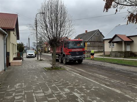 Gmina Goni Dz Aktualno Ci Przebudowa Drogi Gminnej Ul Wojska