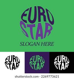 Eurostar Wordmark Logo Design Creative Eurostar Stock Vector (Royalty ...