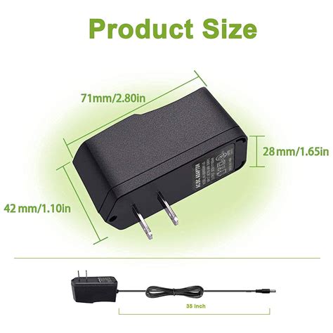 Getuscart V A Power Supply Adapter V A Ac Dc Adapter Ac V