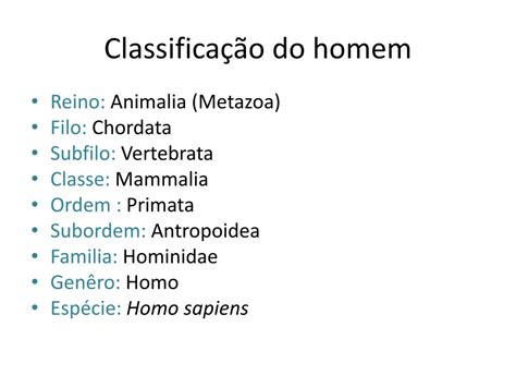 Classe Do Ser Humano