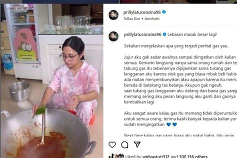 Berkaca Dari Prilly Latuconsina Pakai Gas Melon Untuk Masak Ini