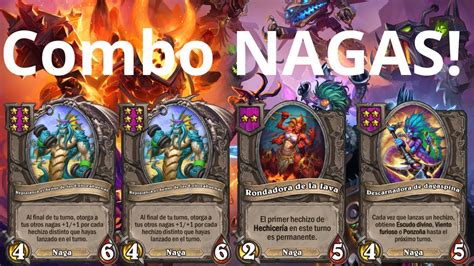 Combo NAGAS Hearthstone campos de batalla battlegrounds en español