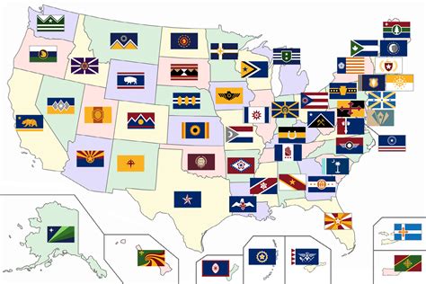 The Best Of R Vexillology — U S State Flag Redesigns From R