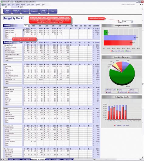 Household Budget Calculator Spreadsheet — db-excel.com