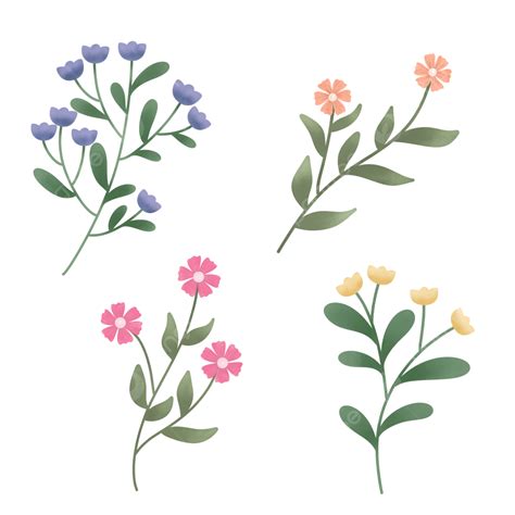 Printable Stickers Flowers For Decoration And Illustration, Flowers ...