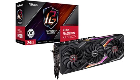 Asrock Amd Radeon Rx Xtx Phantom Gaming Gb Oc Une Carte