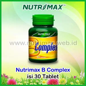 Jual Nutrimax B Complex Kompleks Vitamin Untuk Kesehatan Saraf Syaraf