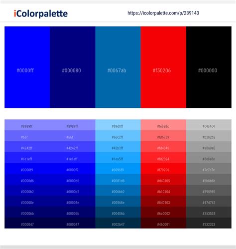 89 Blue Color Palettes | Curated collection of Color Palettes