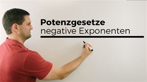 Potenzgesetze Negative Exponenten Potenzen Umschreiben Mathe By