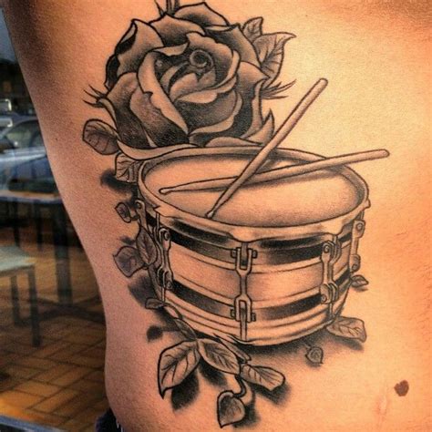 Musical Tattoo Meanings Drum Tattoo Drummer Tattoo Music Tattoos