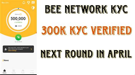 Bee Network KYC Verification 300K Miners Completed KYC Next KYC