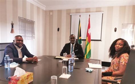 Meeting Between The Charg Daffaires A I And The Togolese Country