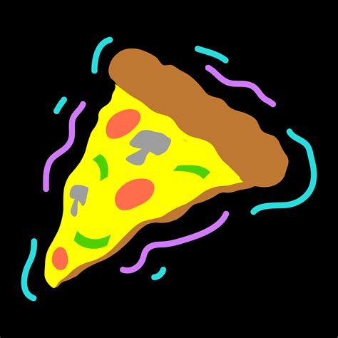 Pizza Slice Vector Icon 553446 Vector Art At Vecteezy