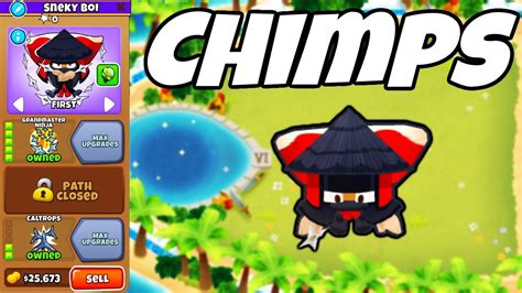 Simple Chimps Strategy For Polyphemus Chimps In Bloons Td Youtube