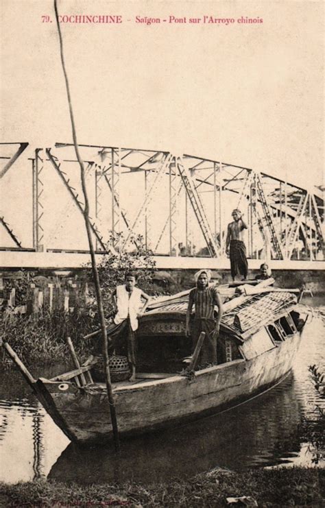 Saigon Pont sur l Arroyo chinois Cầu trên rạch Tàu Hủ c Flickr