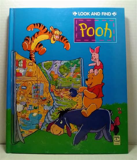 Vintage 1996 Look And Find Pooh By Colette Moran Hardcover Childrens