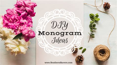 DIY Monogram Ideas :: Southern Savers