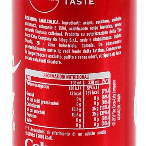 Coca Cola Lattina 6x0 33l Paladini Otello Supermercati